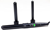 H2D X3 Professional Hair Curling Wand Ceramic Curler Roller - Black - Close-Up Angle