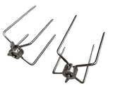 2pcs Rotisserie Spit Forks Roast Chicken Fork Kabob Skewer BBQ Spit Forks Gyro - Close-Up Angle