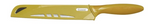 20.5cm Culinare Bread Knife Stainless Steel Kitchen Chef with Cover - Side View
