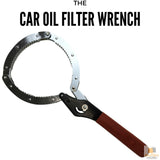 OIL FILTER WRENCH Adjustable Vehicle Chain Fitter Clamp Removal Screw Tool Spanner - Side View