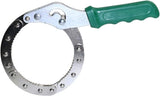 Universal Adjustable Steel Oil Filter Wrench - Non-Slip Handcuff Tool for Easy Removal - 45-Degree Angle