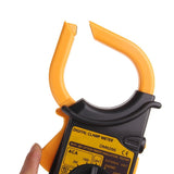 Digital Clamp Meter AC/DC Voltage Resistance Frequency DM6266 - Batteries Incl. - Side View