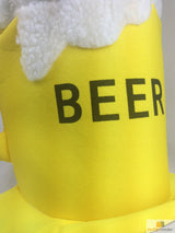 Plush Beer Mug Hat ??Hilarious Party and Halloween Costume Accessory for All