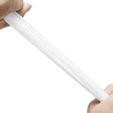 100pcs Vinyl Clear Powder Free Disposable Gloves - Medium (1 Box) - 45-Degree Angle