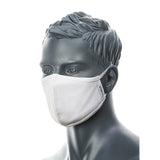 100% Cotton Face Mask Washable Reusable Mask Protect Anti-Microbial Fabric Mouth Cover - Front View