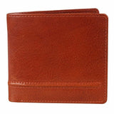 DENTS WALLET Genuine Italian LEATHER Mens Credit Card Holder Bifold GIFT BOX - - Front View
