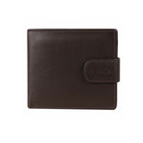 DENTS WALLET Genuine Italian LEATHER Mens Credit Card Holder Bifold GIFT BOX - - Rear View