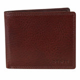 DENTS WALLET Genuine Italian LEATHER Mens Credit Card Holder Bifold GIFT BOX - - Front View