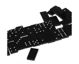 Domino Set Wooden Box Kids Children Traditional Toy 28 Dominoes - Top-Down View
