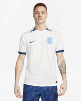 Nike Mens England National 2023 Stadium Home Dri-FIT Soccer Football Jersey Top - XL - Front View