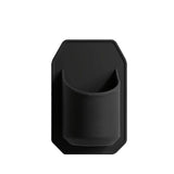 Silicone Shower Beer Holder Wall Mounted Beverage Can Rack Self Adhesive in Black - Side View