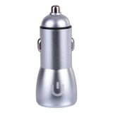 30W USB-A & USB-C Dual Port Quick Charge Car Charger for Android & iOS - 45-Degree Angle