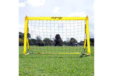2x Summit Pop Up Fastnet Soccer Goal Futsal Football Portable Flexible 1.5m x 0.9m - 45-Degree Angle