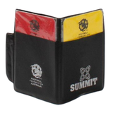 FFA Soccer Referee Cards Wallet Football Australia Endorsed Yellow Red Umpire - Front View