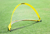 2x Summit Pop Up Teardrop Advance FFA Half Dome Training Football Soccer Goal 2mx1m - Side View
