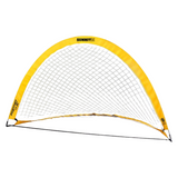 2x Summit Pop Up Teardrop Advance FFA Half Dome Training Football Soccer Goal 2mx1m - Top-Down View