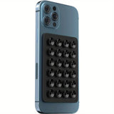 3M Silicone Phone Case Mount Pad Suction Cup Hands Free Holder Adhesive - Black - Front View