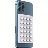 3M Silicone Phone Case Mount Pad Suction Cup Hands Free Holder Adhesive - White - Front View