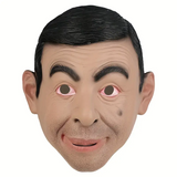 Mr. Bean Celebrity Latex Mask - Rowan Atkinson Costume for Halloween & Parties - Front View