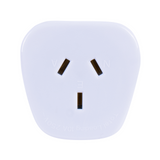 Outbound Australia/NZ to USA/Canada & More Travel Adapter 10A Type B - Earthed - Front View