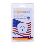Outbound Australia/NZ to USA/Canada & More Travel Adapter 10A Type B - Earthed - 45-Degree Angle