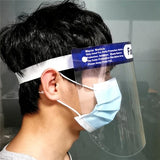 24x Safety Full Face Shield Clear Glasses Anti-Fog Eye Protector Shop Dental - Low Angle
