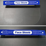 3x Safety Full Face Shield Clear Glasses Anti-Fog Eye Protector Shop Dental - Top-Down View