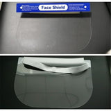 3x Safety Full Face Shield Clear Glasses Anti-Fog Eye Protector Shop Dental - 45-Degree Angle