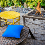 30 Square Slate Tile Fire Pit Outdoor Patio Heater Fireplace - Top-Down View