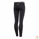 Junior Boys' Thermal Compression Long Johns Running Tights by DIADORA - Black - Size 14 - Side View