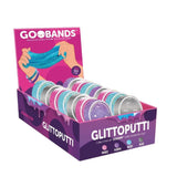 1PC GLITTOPUTTI Arm Bands Silicone Slime Wristband w Tub - Assorted Colours - Front View
