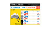 Hisense 8.0 KW V Series Reverse Cycle Air Conditioner Inverter AC (Indoor & Outdoor Unit) - Side View