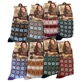 6 Pairs Womens Angora Wool Socks Extra Warm Winter Thermal Soft - 45-Degree Angle