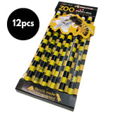 12pcs ZOO Animal Pencil Set Jungle Kids Party Favours - Honeybee - Front View