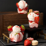 288x Premium Plastic Square Dessert Cups BPA Free Extra Strong Bulk - Side View
