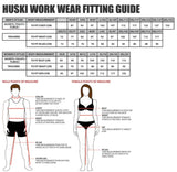 HUSKI Day/Night Reflective Safety Vest with 3M Tape - Yellow - Large Size - Side View