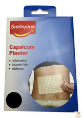 6x CAPSICUM PLASTER PATCHES Herbal Muscle Pain Inflammation Ache Relief BULK - Side View