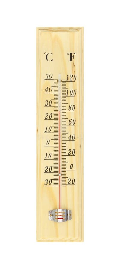 Extra-Large 27cm Wooden Wall Thermometer with Glass for Indoor and Outdoor Decor