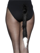 Whimsical Cat Tail Accessory for Women's Costume Celebration - Front View