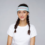 Kangol Bermuda Stripe Headband - Blue Tint - One Size - Front View