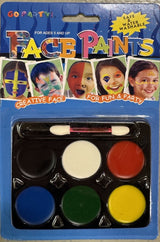 Safe and Fun Clown Face Paint Set for Halloween and Costume Events - Front View