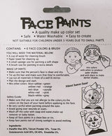 Safe and Fun Clown Face Paint Set for Halloween and Costume Events