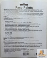 Safe and Fun Clown Face Paint Set for Halloween and Costume Events - Side View