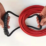 24-Inch Heavy-Duty Storage Strap with Handle – Cord, Hose & Cable Organiser - Top-Down View