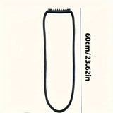 24-Inch Heavy-Duty Storage Strap with Handle – Cord, Hose & Cable Organiser - Close-Up Angle