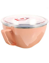 900ml Stainless Steel Instant Noodle Solid Bowl Korean Mi Goreng w Lid & Handle - Extra Image