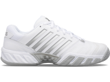 K-Swiss Womens Bigshot 4 AC Tennis Shoes - White/Silver - US 9 - Front View