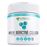 80 Servings Marine Collagen Bioactive Peptides Powder Beauty Glow for Skin Nails - Front View