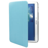 mbeat Samsung Galaxy Tab 3 - 10 inch Ultra Slim Triple Fold Case Cover - Blue - Front View