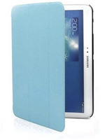 mbeat Samsung Galaxy Tab 3, 8 inch Ultra Slim Triple Fold Case Cover - Blue - Front View